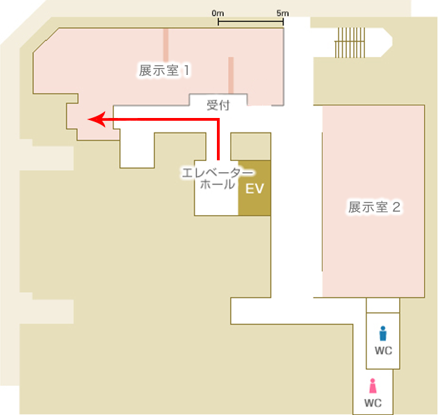 アルフォンス・ミュシャ館の4階見取り図です。