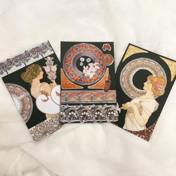 企画展 関連イベント ワークショップ「ミュシャのデザインカードを作ろう」