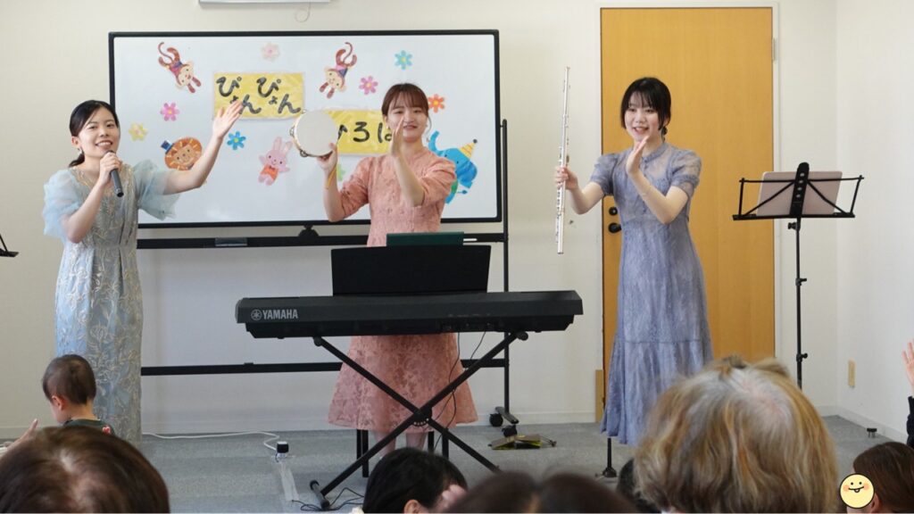 リズムに合わせてシャカシャカ！