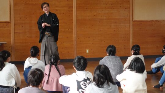 狂言を体験しよう！②ワークショップ編