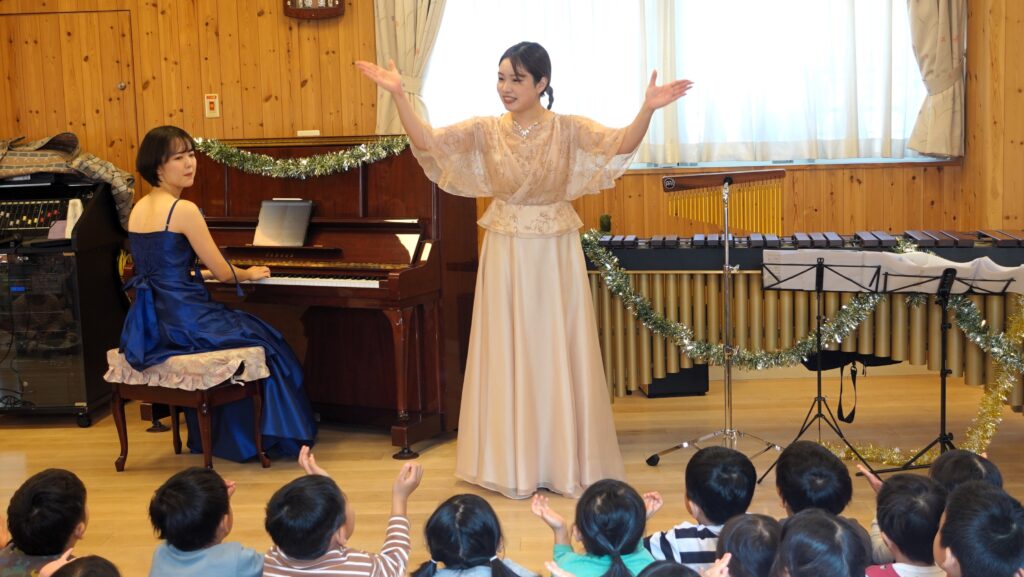 ピアノと打楽器の音楽会♬