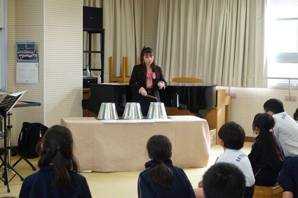 【打楽器の魅力に触れよう】音楽アウトリーチ実践研修～学校コース編～